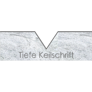 Vertiefte Schrift, tiefe Keilschrift